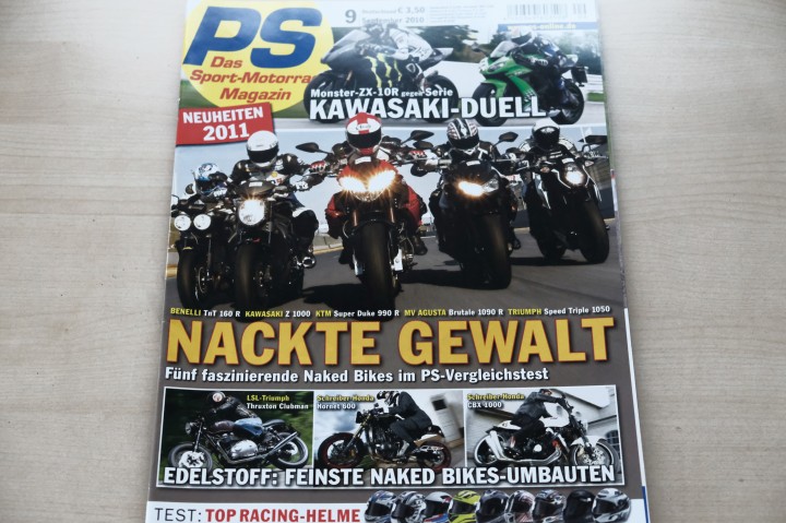 Deckblatt PS Sport Motorrad (09/2010)